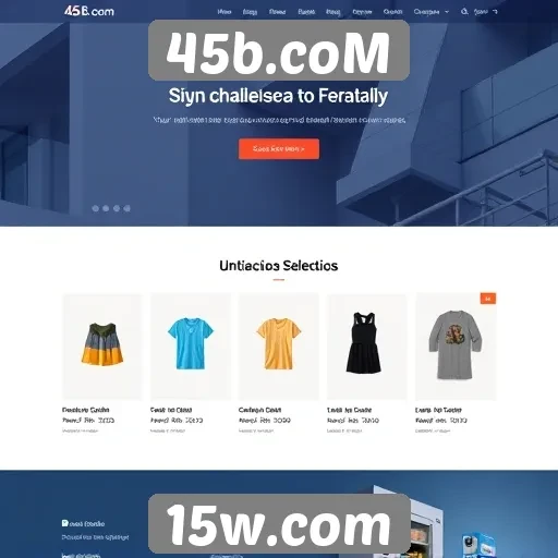 Explorando o design intuitivo do site 45b.coM